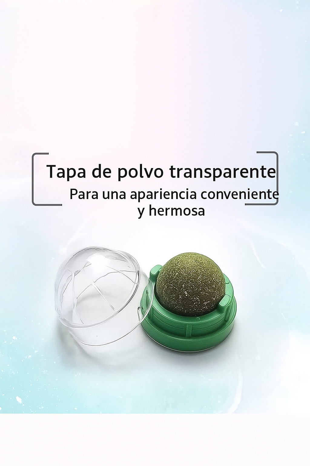🐱 Bola de Catnip con Tapa Protectora – ¡Diversión Natural para tu Gato!