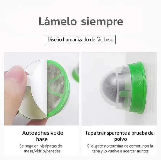 🐱 Bola de Catnip con Tapa Protectora – ¡Diversión Natural para tu Gato!